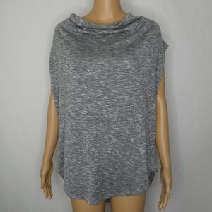 Bar III Cowl Neck Short Sleeve Sleeveless Blouse L